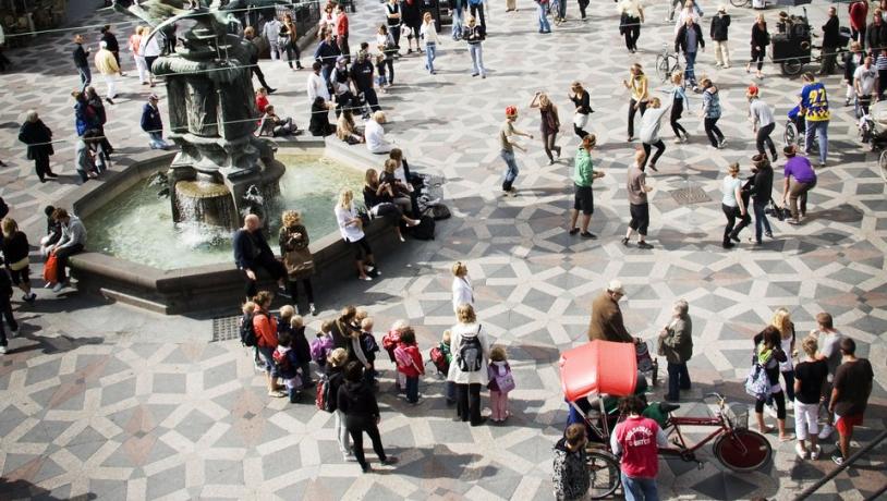 The shopping street Strøget