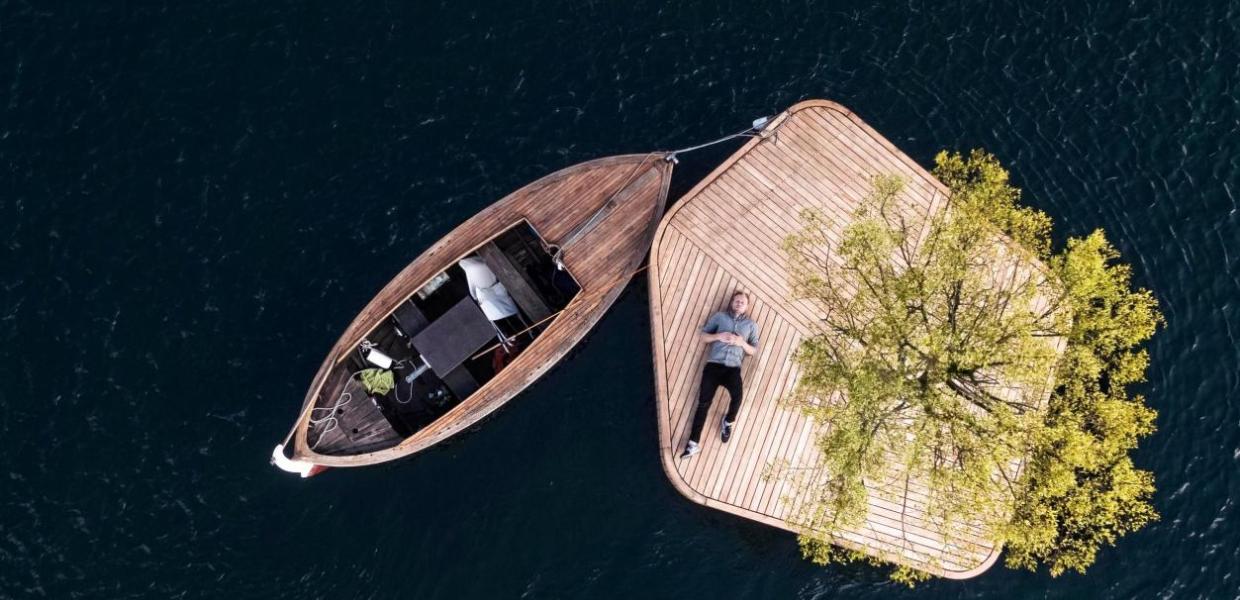Små konstgjorda öar i Köpenhamns hamn - Copenhagen Islands