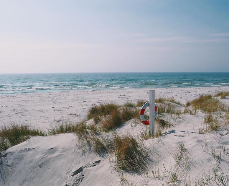 Dueodde strand på Bornholm